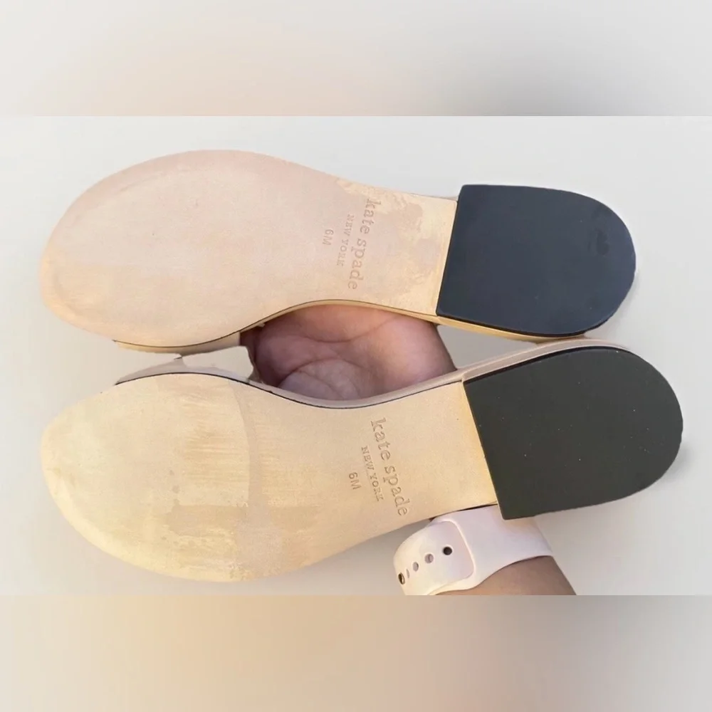 Kate Spade New York Ferry Slide Sandals Leather